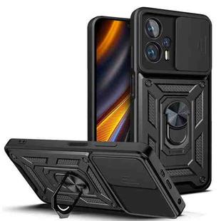 For Xiaomi Poco X4 GT Sliding Camera Design TPU + PC Phone Case(Black)