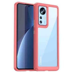 For Xiaomi 12 Pro Dimensity Colorful Series Acrylic + TPU Phone Case(Red)