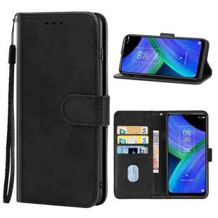 For TCL 20 R 5G Leather Phone Case(Black)