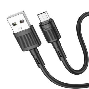 hoco X83 2.4A USB to Micro USB Victory Charging Data Cable，Length：1m(Black)