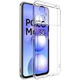 For Xiaomi Poco M4 5G IMAK UX-10 Series Transparent Shockproof TPU Phone Case(Transparent)