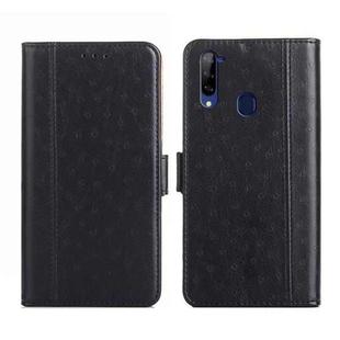 For ZTE Libero 5G Ostrich Texture Flip Leather Phone Case(Black)