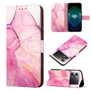 For OPPO K10 Pro 5G PT003 Marble Pattern Flip Leather Phone Case(LS001)