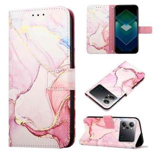 For OPPO K10 Pro 5G PT003 Marble Pattern Flip Leather Phone Case(LS005)