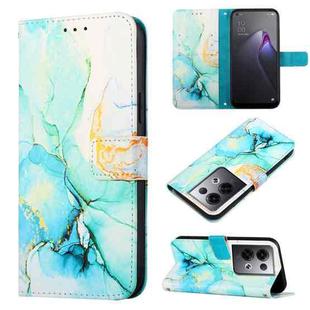 For OPPO Reno8 Pro+ PT003 Marble Pattern Flip Leather Phone Case(LS003)