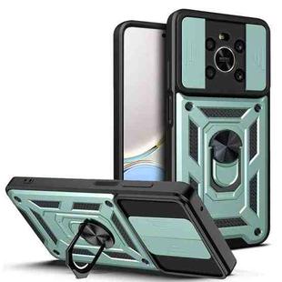 For Honor X9 5G/X9 4G Sliding Camera Design TPU + PC Phone Case(Green)