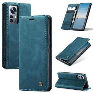 For Xiaomi 12 Lite CaseMe 013 Multifunctional Horizontal Flip Leather Phone Case(Blue)