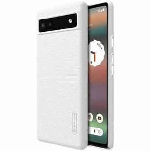 For Google Pixel 6a NILLKIN Frosted PC Phone Case(White)