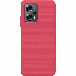 For Xiaomi Redmi Note 11T Pro/11T Pro+ 5G/Poco X4 GT 5G NILLKIN Frosted PC Phone Case(Red)