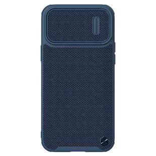 For iPhone 13 Pro Max NILLKIN 3D Textured Nylon Fiber TPU + PC Phone Case (Blue)