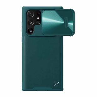 For Samsung Galaxy S22 Ultra 5G NILLKIN PC + TPU Phone Case(Green)