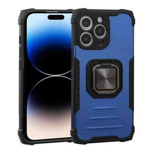 For iPhone 14 Pro Max All-inclusive Aluminum Alloy + TPU Case (Blue)