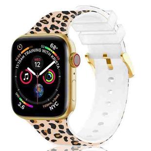 Square Buckle Color Printing Watch Band For Apple Watch Ultra 49mm / Series 8&7 45mm / SE 2&6&SE&5&4 44mm / 3&2&1 42mm(Leopard 2)