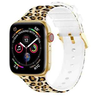 Square Buckle Color Printing Watch Band For Apple Watch Ultra 49mm / Series 8&7 45mm / SE 2&6&SE&5&4 44mm / 3&2&1 42mm(Leopard 5)