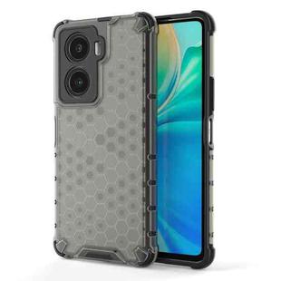 For vivo Y77 5G Shockproof Honeycomb PC + TPU Protective Phone Case(Black)