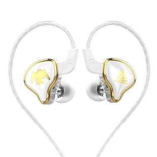 QKZ AK6-Ares Sports In-ear HIFI Wired Control Earphone with Mic(White)