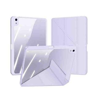 For iPad Air 2020/Air 2022 DUX DUCIS Magi Series Shockproof Tablet Case (Purple)