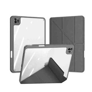 For iPad Pro 12.9 2022/2021/2020/2018 DUX DUCIS Magi Series Shockproof Tablet Case(Grey)