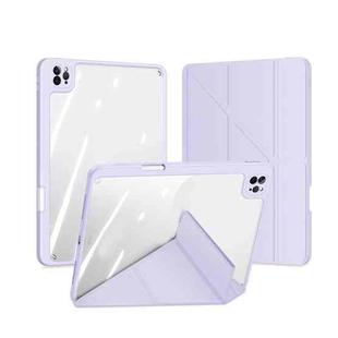iPad Pro 12.9 2022/2021/2020/2018 DUX DUCIS Magi Series Shockproof Tablet Case (Purple)
