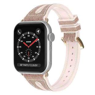 Slim Glitter Watch Band For Apple Watch Ultra 49mm / Series 8&7 45mm / SE 2&6&SE&5&4 44mm / 3&2&1 42mm(Gold)