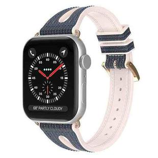 Slim Glitter Watch Band For Apple Watch Ultra 49mm / Series 8&7 45mm / SE 2&6&SE&5&4 44mm / 3&2&1 42mm(Midnight Blue)