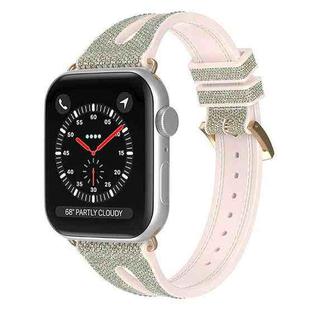Slim Glitter Watch Band For Apple Watch Series 8&7 41mm / SE 2&6&SE&5&4 40mm / 3&2&1 38mm(Grey)