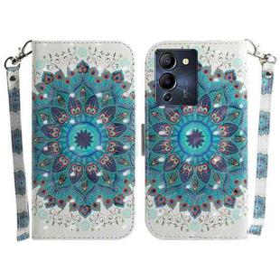 For Infinix Note 12 G96/X670 3D Colored Horizontal Flip Leather Phone Case(Peacock Wreath)