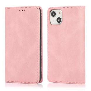 For iPhone 14 Pro Max Strong Magnetic Leather Case (Rose Gold)