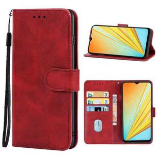 For vivo T1x India Leather Phone Case(Red)