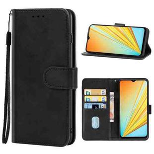 For vivo T1x India Leather Phone Case(Black)