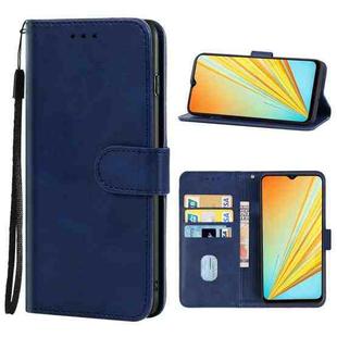 For vivo T1x India Leather Phone Case(Blue)
