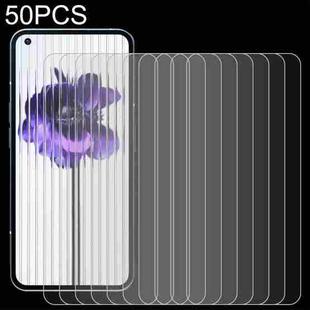 50 PCS 0.26mm 9H 2.5D Tempered Glass Film For Nothing Phone 1 