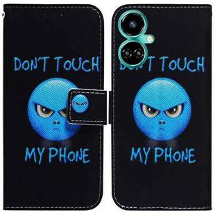 For Tecno Camon 19 Coloured Drawing Leather Phone Case(Anger)
