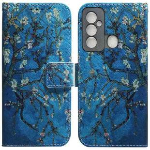 For Tecno Spark 6 GO Coloured Drawing Leather Phone Case(Apricot)