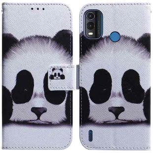 For Nokia G11 Plus Coloured Drawing Leather Phone Case(Panda)