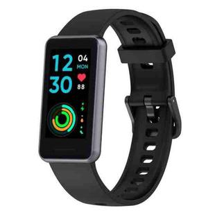 For Realme Band 2 Silicone Watch Band(Black)