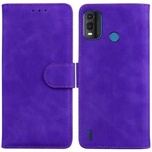 For Nokia G11 Plus Skin Feel Pure Color Flip Leather Phone Case(Purple)