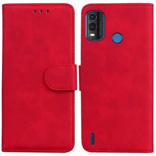 For Nokia G11 Plus Skin Feel Pure Color Flip Leather Phone Case(Red)