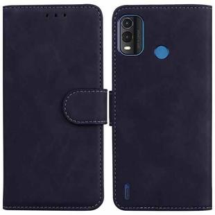 For Nokia G11 Plus Skin Feel Pure Color Flip Leather Phone Case(Black)