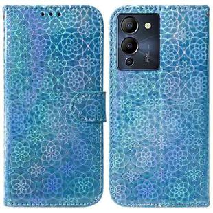 For Infinix Note 12 G96/X670 Colorful Magnetic Buckle Leather Phone Case(Blue)