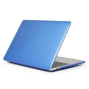 For MacBook Air 13.6 inch A2681 2022 Laptop Crystal Style Protective Case(Dark Blue)