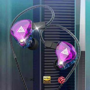 QKZ VK4 In-Ear Subwoofer HiFi Wire-controlled Earphone with Mic(Colorful Version)