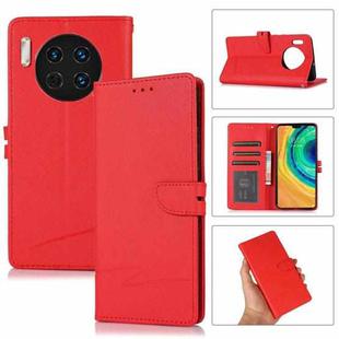 For Huawei Mate 30 Cross Texture Horizontal Flip Leather Phone Case(Red)
