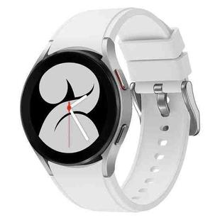 For Samsung Galaxy Watch 5 Pro 45mm Silicone Watch Band(White)