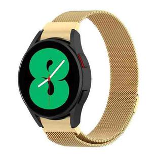 For Samsung Galaxy Watch 5 40mm / 44mm Milanese Watch Band(Gold)