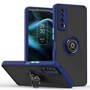 For TCL Stylus 5G Q Shadow 1 Series TPU + PC Phone Case with Ring Holder(Royal Blue)