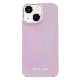 For iPhone 13 Painted Pattern PC Phone Case(Pink)