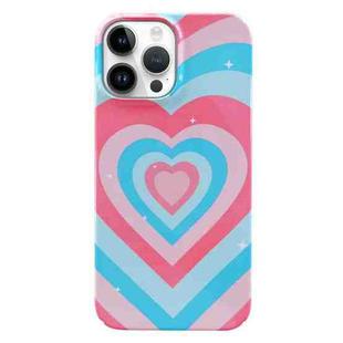 For iPhone 12 Pro Max Painted Pattern PC Phone Case(Love)