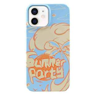 For iPhone 11 Painted Pattern PC Phone Case (Summer Party)