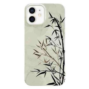 For iPhone 11 Painted Pattern PC Phone Case (Ink Painting)